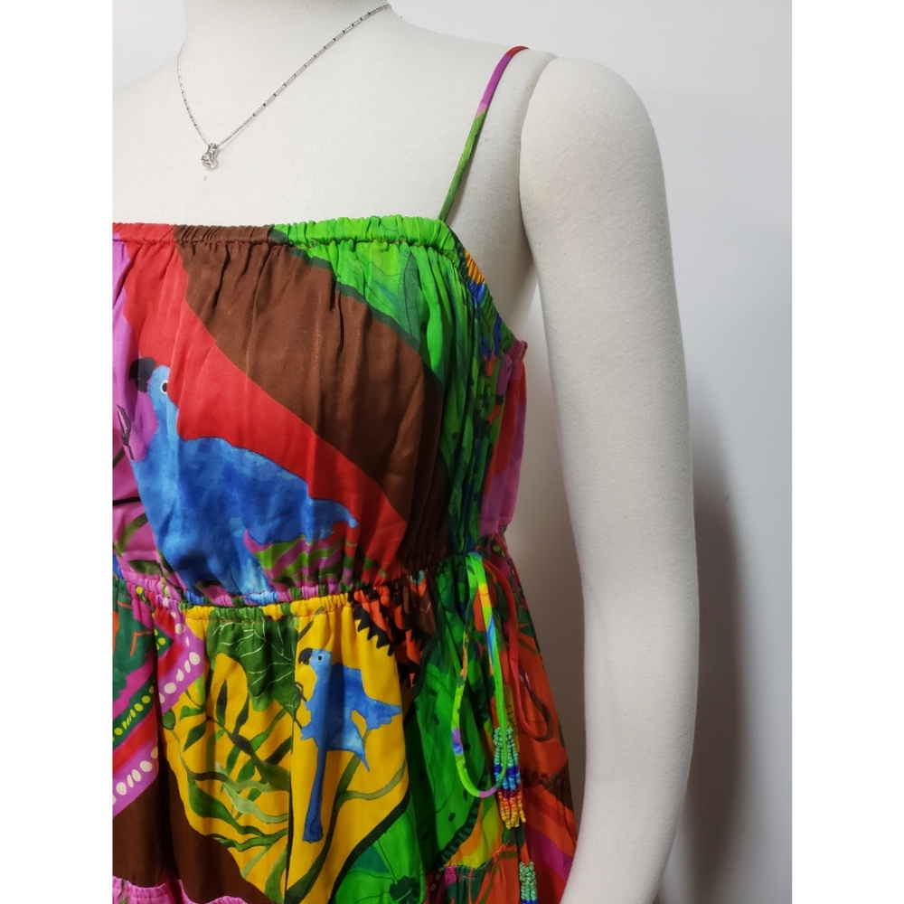 Anthropologie ×Farm Rio Palila Fringed Midi - Picture 7 of 13